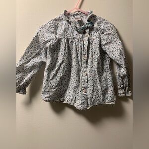 Zara flowery blouse 18-24months